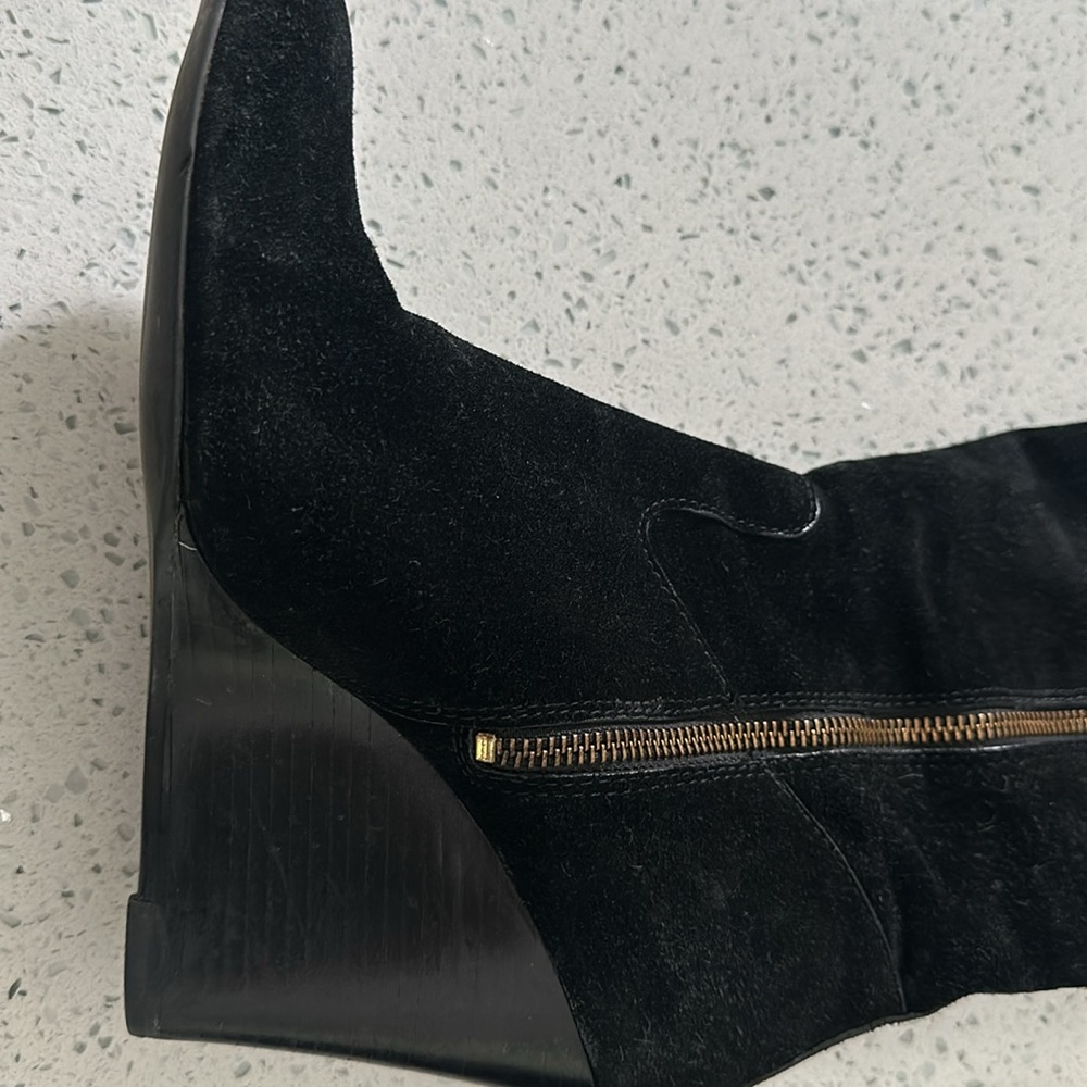 Tory Burch suede zip up boots - Picture 9 of 11